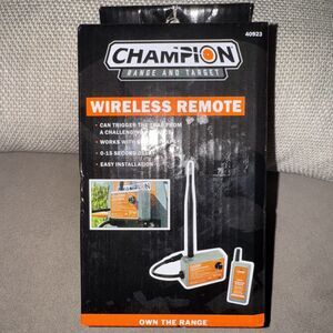 Champion Range and Target 40923 Wheelybird Workhorse Remote Wireless Brand New